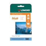 Бумага Lomond Photo 10x15 180g матовая  (50 л.)