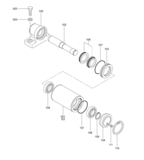 940014-07001 Несущий ролик в сборе Furukawa HCR900