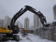 Аренда экскаватора Volvo EC 290BLC с гидроножницами