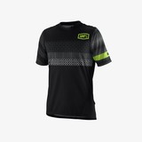 Велоджерси 100% Airmatic Jersey Black/Flo Yellow, Размер M