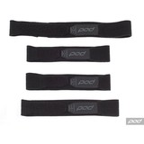 Стрепы наколенников подростковых POD KX YTH Strap Set Black/Grey (KP330-014-OS), Размер OS