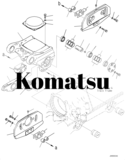 Корпус (17M-30-66122) на гусеничный бульдозер Komatsu